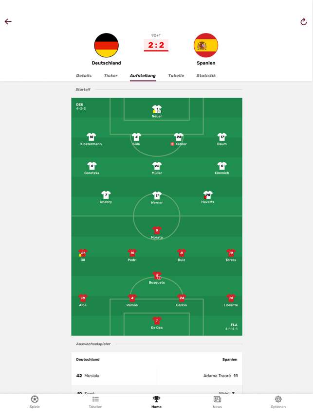 ‎WM App 2022 - Spielplan Screenshot