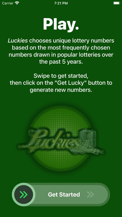 Luckies Lotto Number Generator