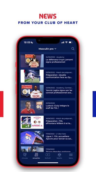 OLPLAY - Olympique Lyonnais screenshot 2