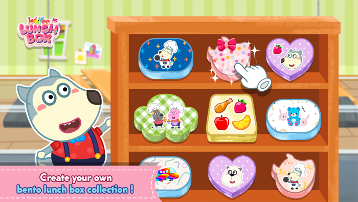 Wolfoos School Lunch Box