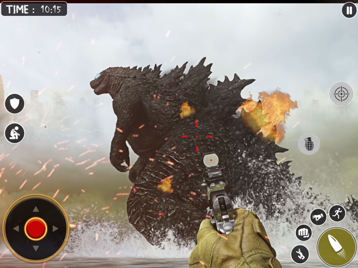 Giant Monster vs Gorilla Rush