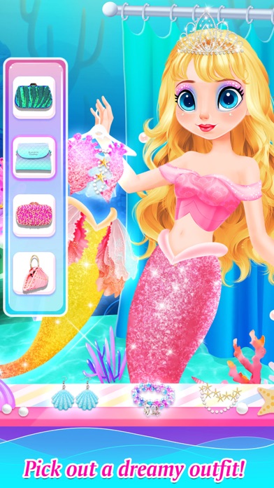 Princess Mermaid Makeup Games Screenshot on iOS