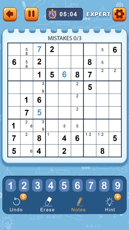 Sudoku Number Math Puzzle screenshot-3