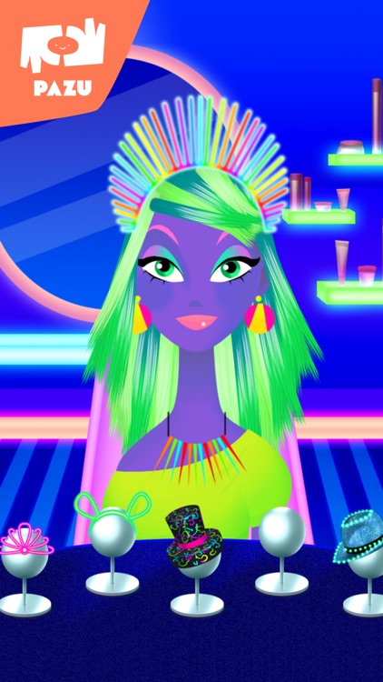 Girls Hair Salon Glow screenshot-3