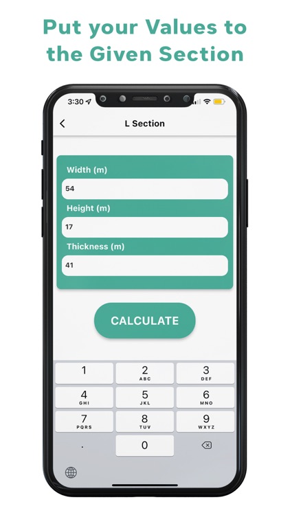 Cross Section Area Calculator