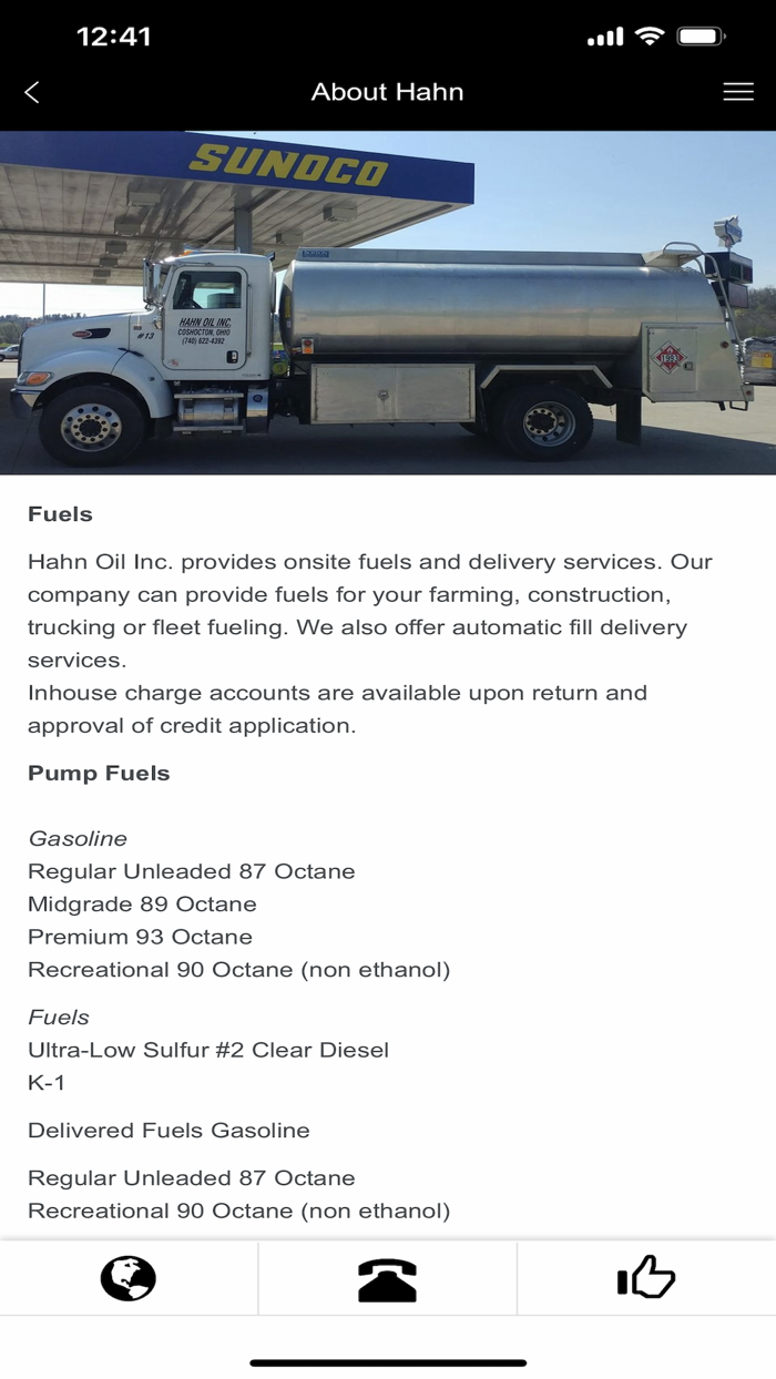 Hahn Oil Rewards