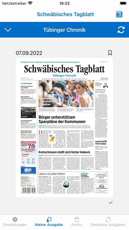 Schwäbisches Tagblatt 2022