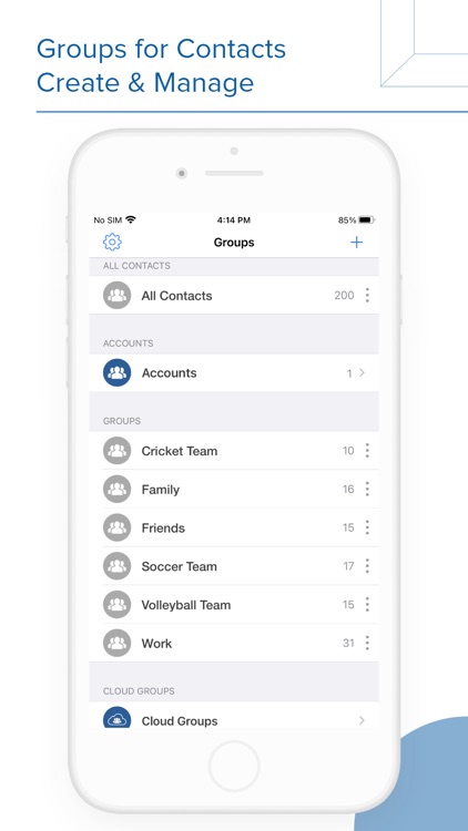 Contacts Groups Pro Mail, text