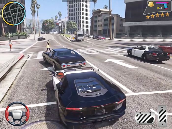 Police Cop Car Chase Sim Game