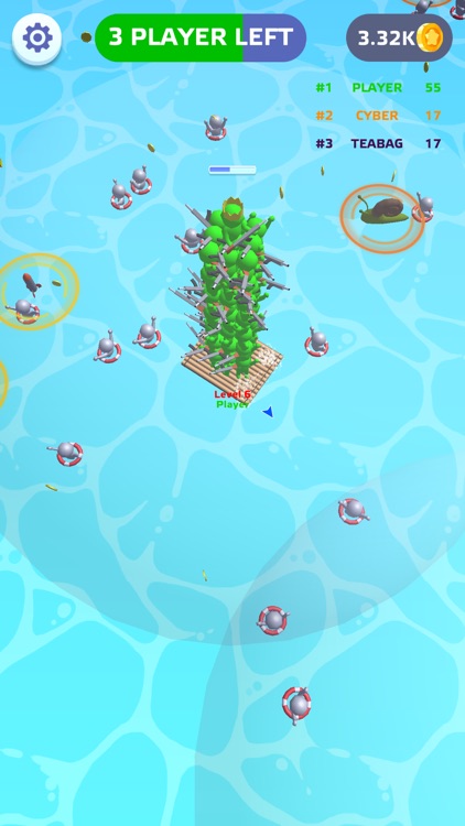 Raft Sea Wars io - Boat Battle screenshot-7