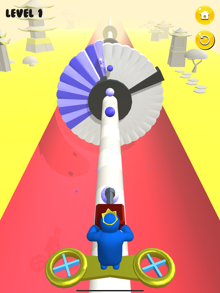 Blue rainbow Paintball 3D