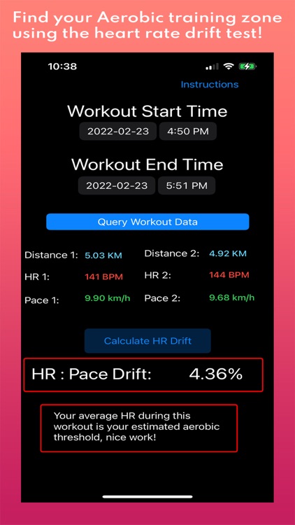 Aerobic Threshold Calculator