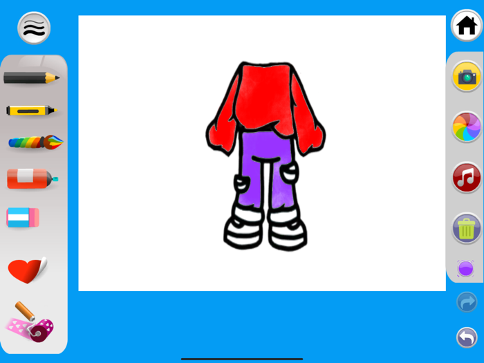 Glitter Toca Outfits Coloring