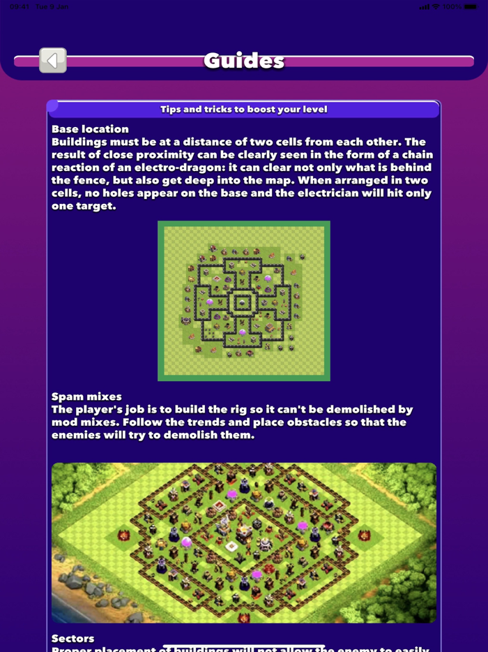 Base  Map for Clash of Clans