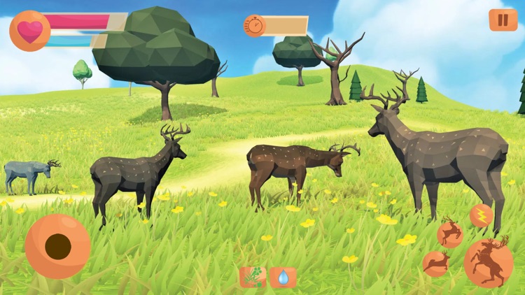 Forest Deer Simulator Game 3D