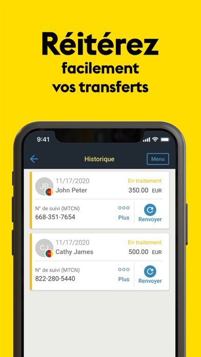 Transfert Western Union® Transfert Western Union®