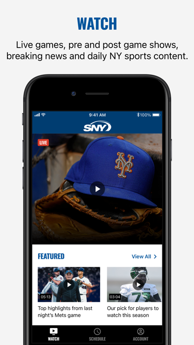 SNY: Stream Live NY Sports screenshot 3