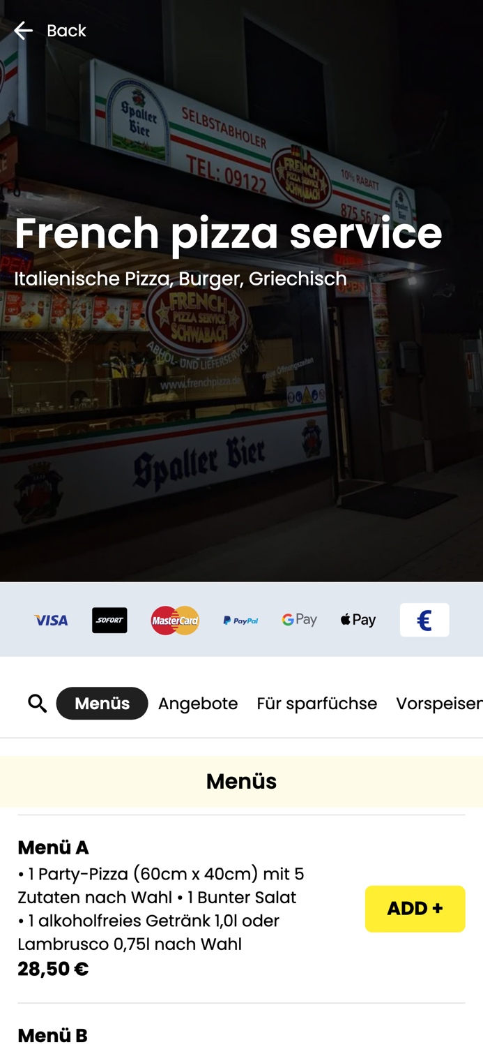 French pizza Schwabach