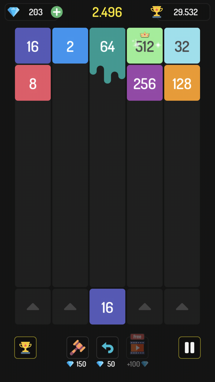 MergeX2 - 2048 Merge Puzzle