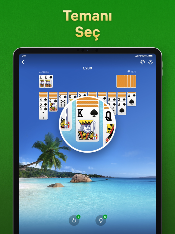 Spider Solitaire - Kağıt Oyunu