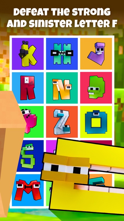 F - alphabet lore Minecraft Skin
