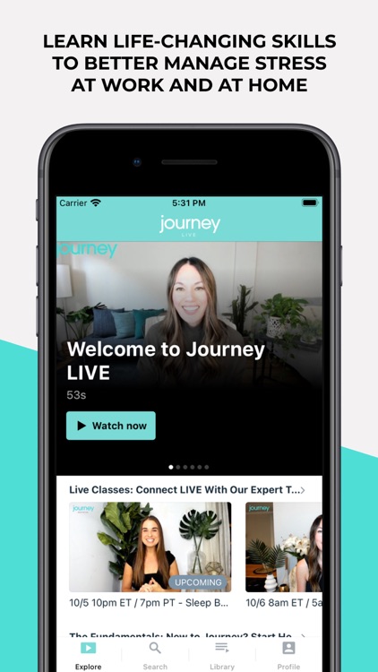 Journey LIVE: Mental Wellbeing