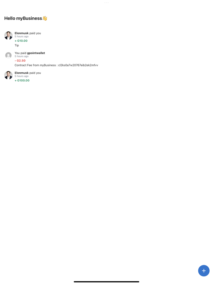 GPoint Wallet Business