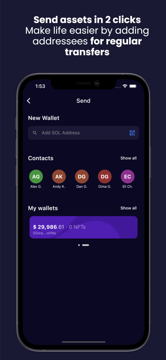 Nitrogen Solana Crypto Wallet