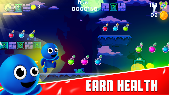 Super Blue Monster adventure