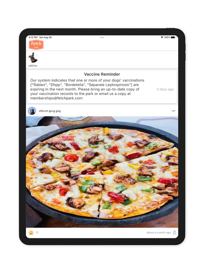 Fetch Park Member App