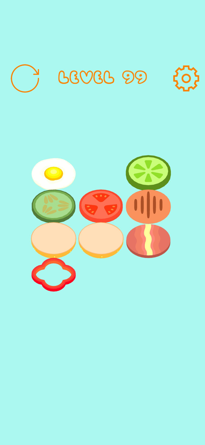 Burger Stack 3D - Puzzle Game