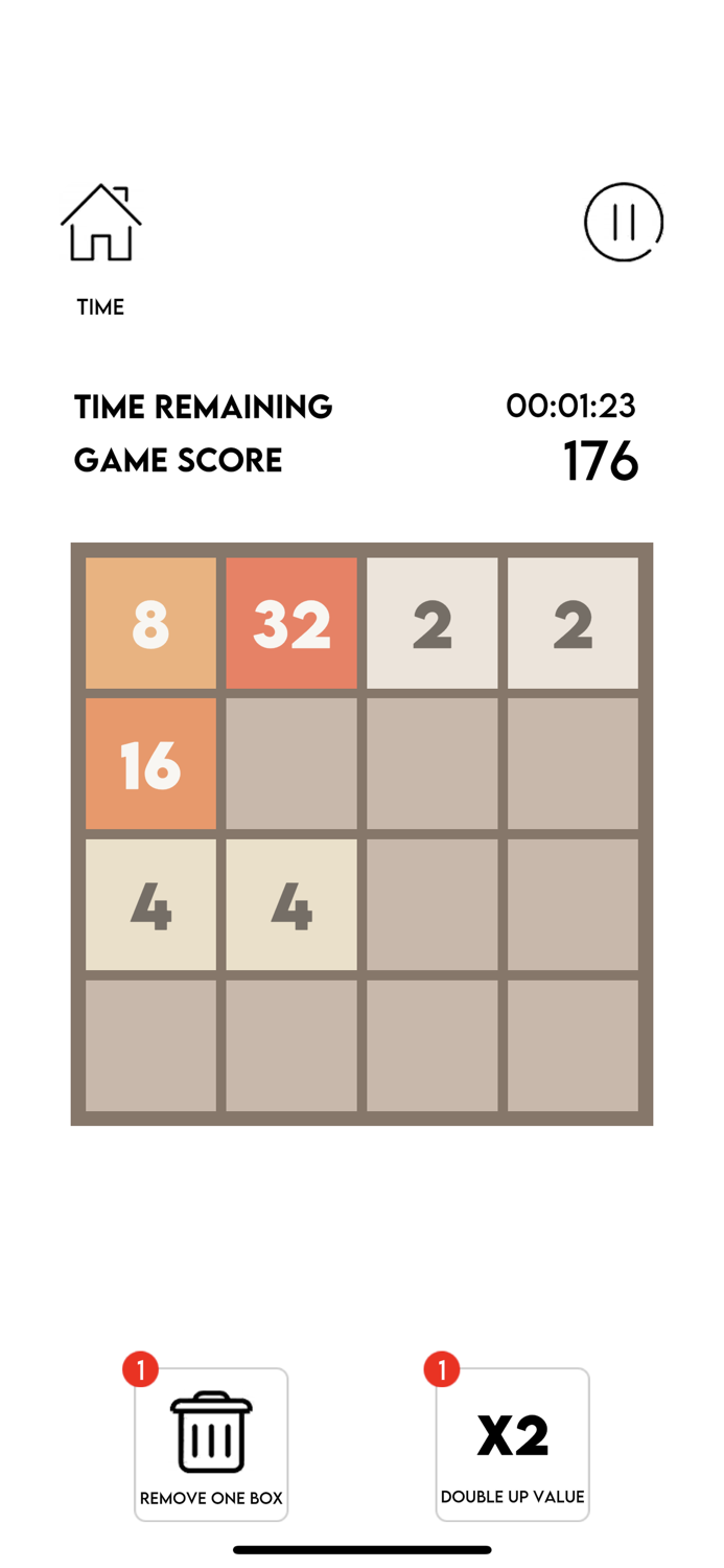 2048 Challenge Easy Hard