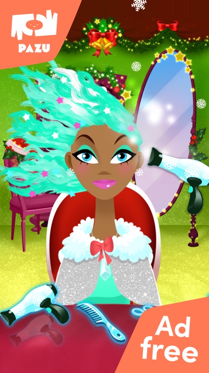 Girls Hair Salon Christmas screenshot-0