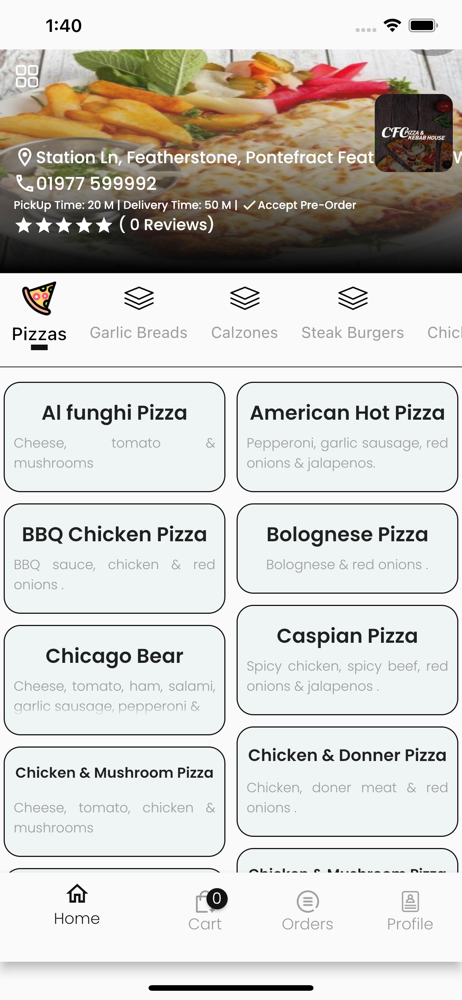 CFC Pizza Featherstone screenshot 2