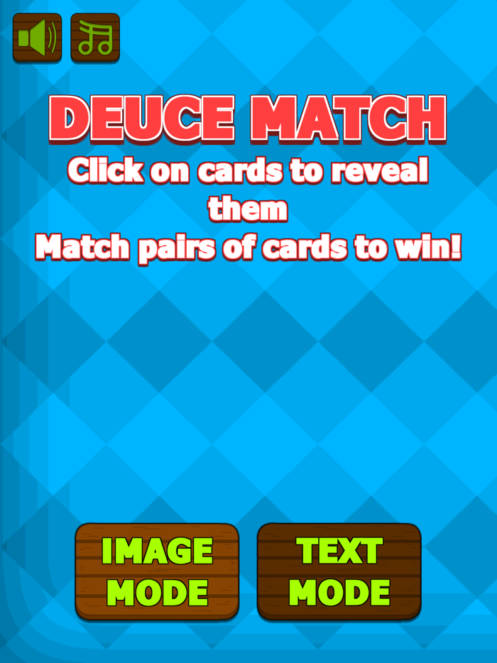 Deuce Match Card Game