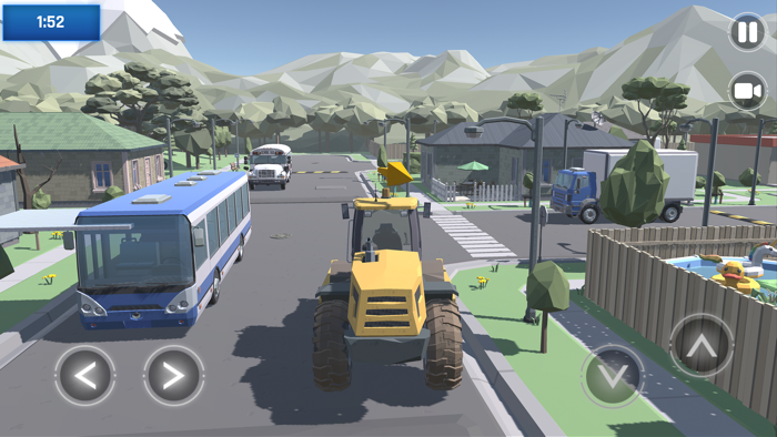 Road Roller Construction Game