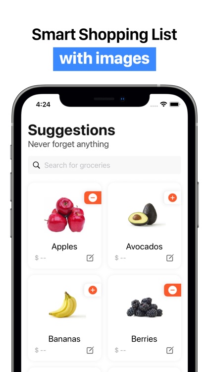 Shopping Widget | Noteit List