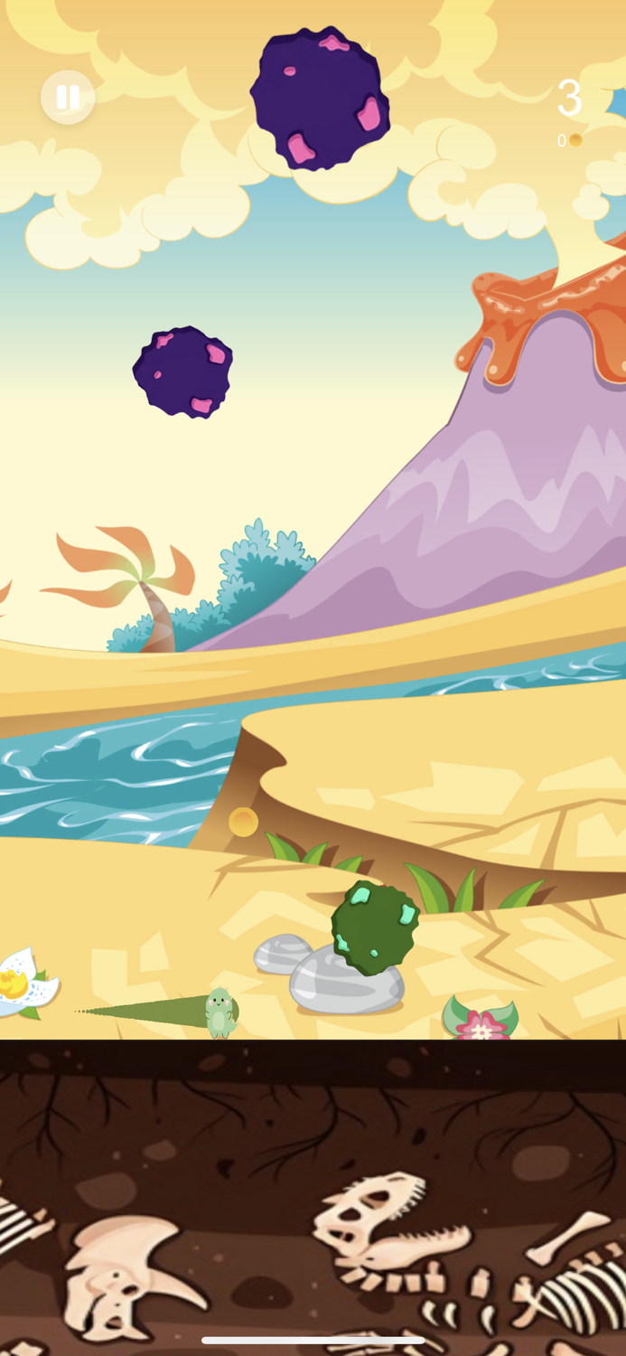 Dino Rush - Asteroid Attack