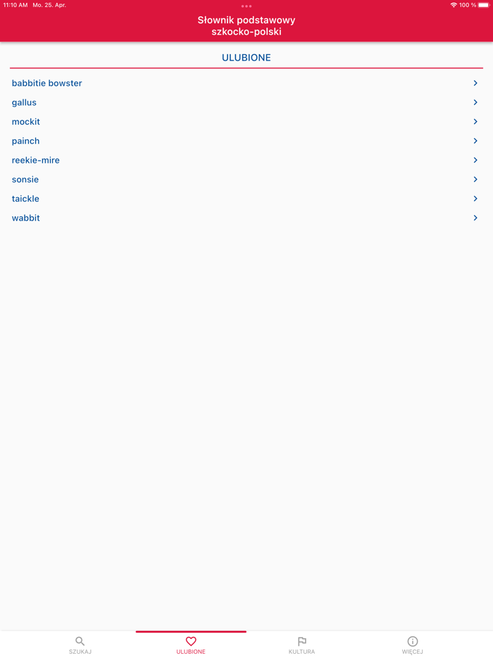 Scots-Polish Dictionary