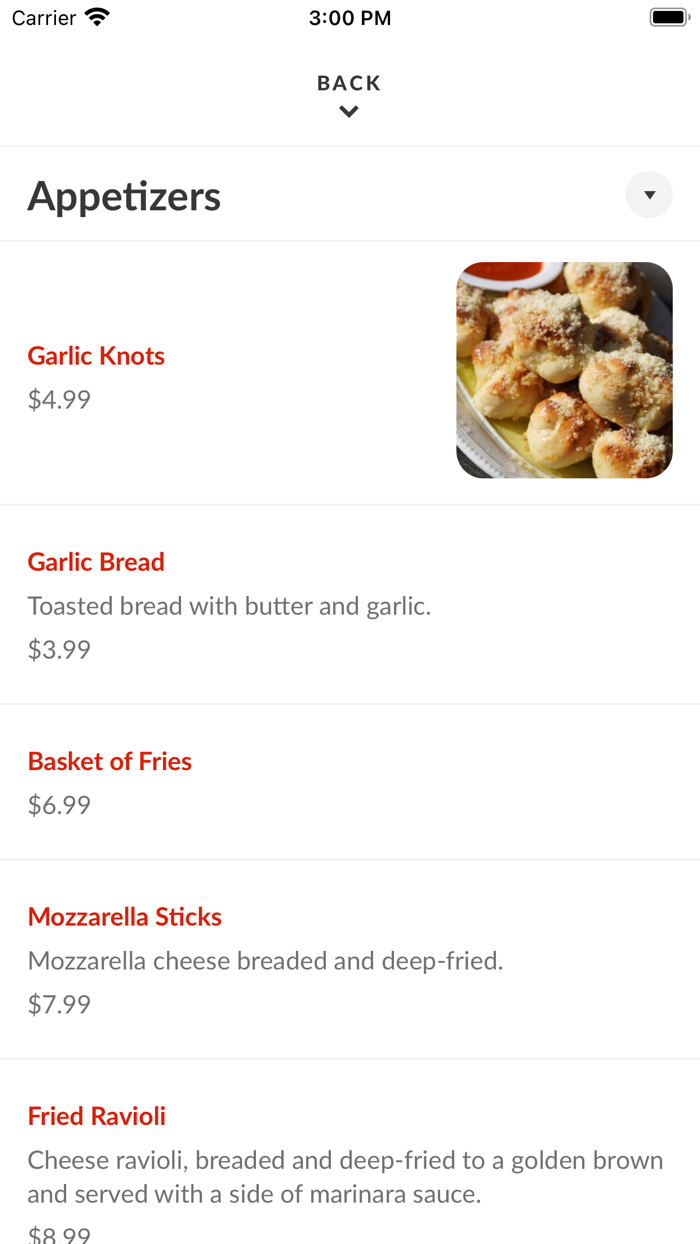 Carmines Pizza Kitchen