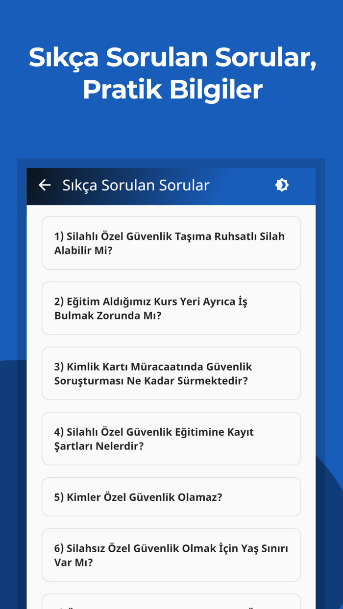 Güncel Özel Güvenlik Soruları