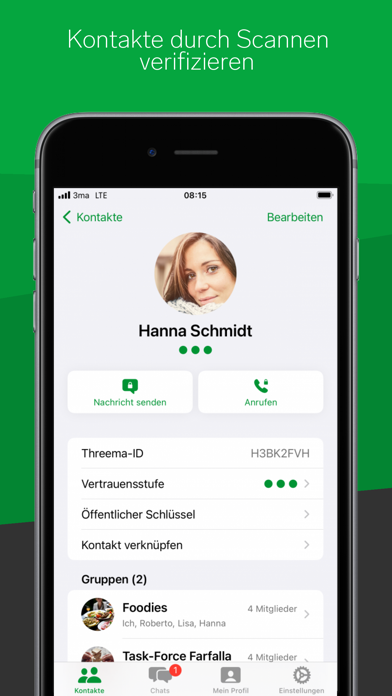 Threema. Sicherer Messenger app screenshot 5 by Threema GmbH - appdatabase.net