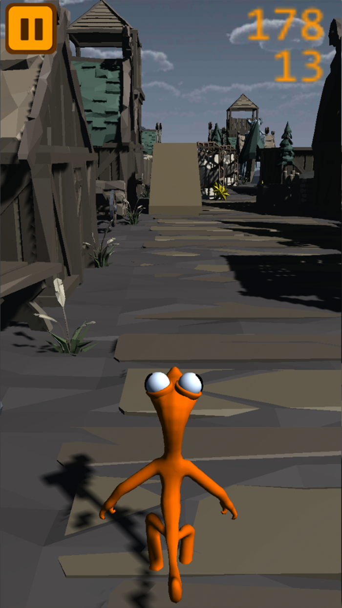 rainbow oranges scary lizard