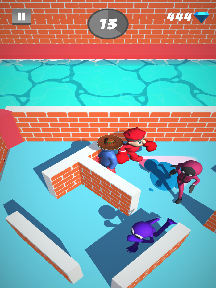 Hide and seek by friends