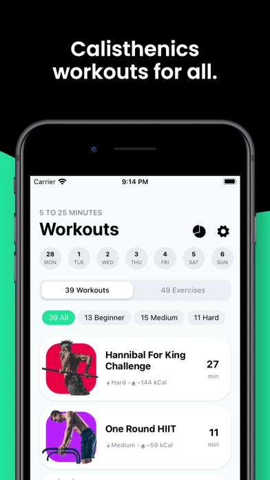 Street Workout Training App screenshot 4