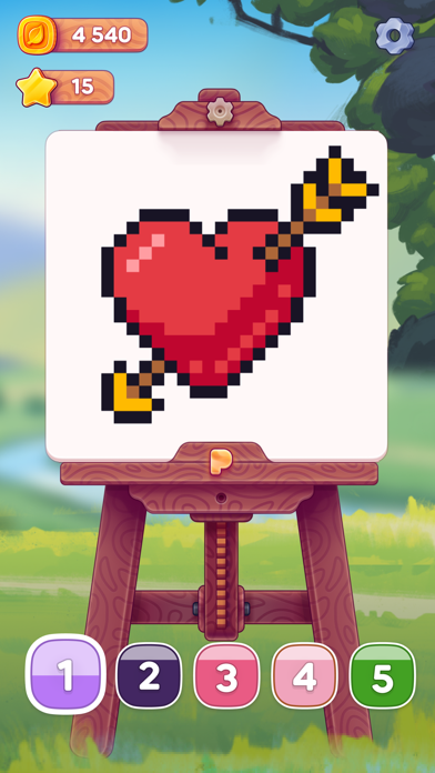 Pixelwoods: Coloring & Decor Hack screenshot 7 - game app interface