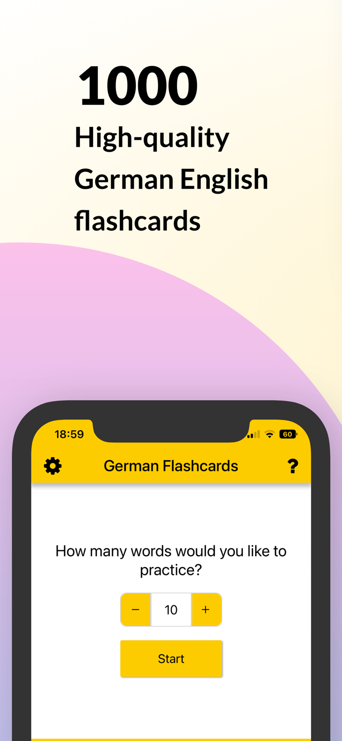 German Flashcards - 1000 words