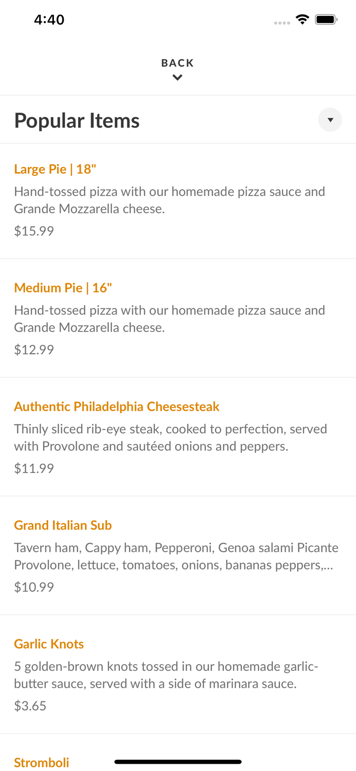 Boardwalk Pizza  Subs