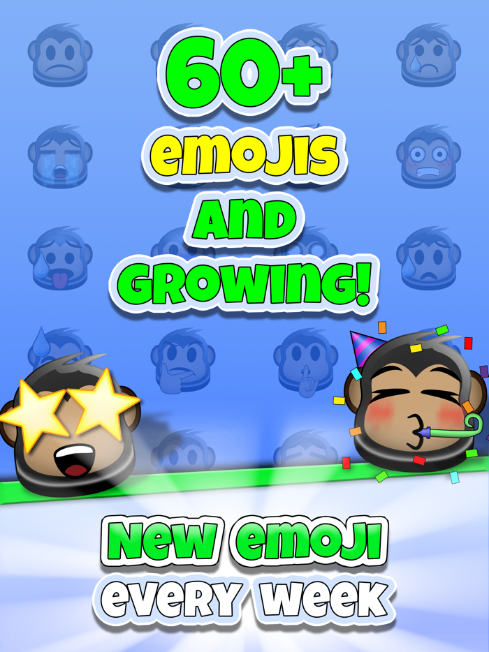 Sticky Moji Monkey Stickers