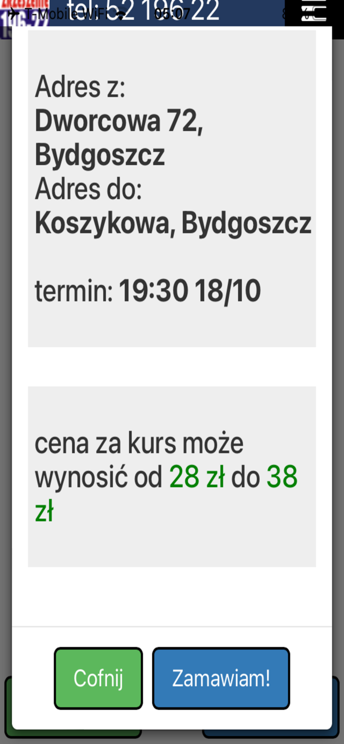 Taxi Zrzeszenie Bydgoszcz